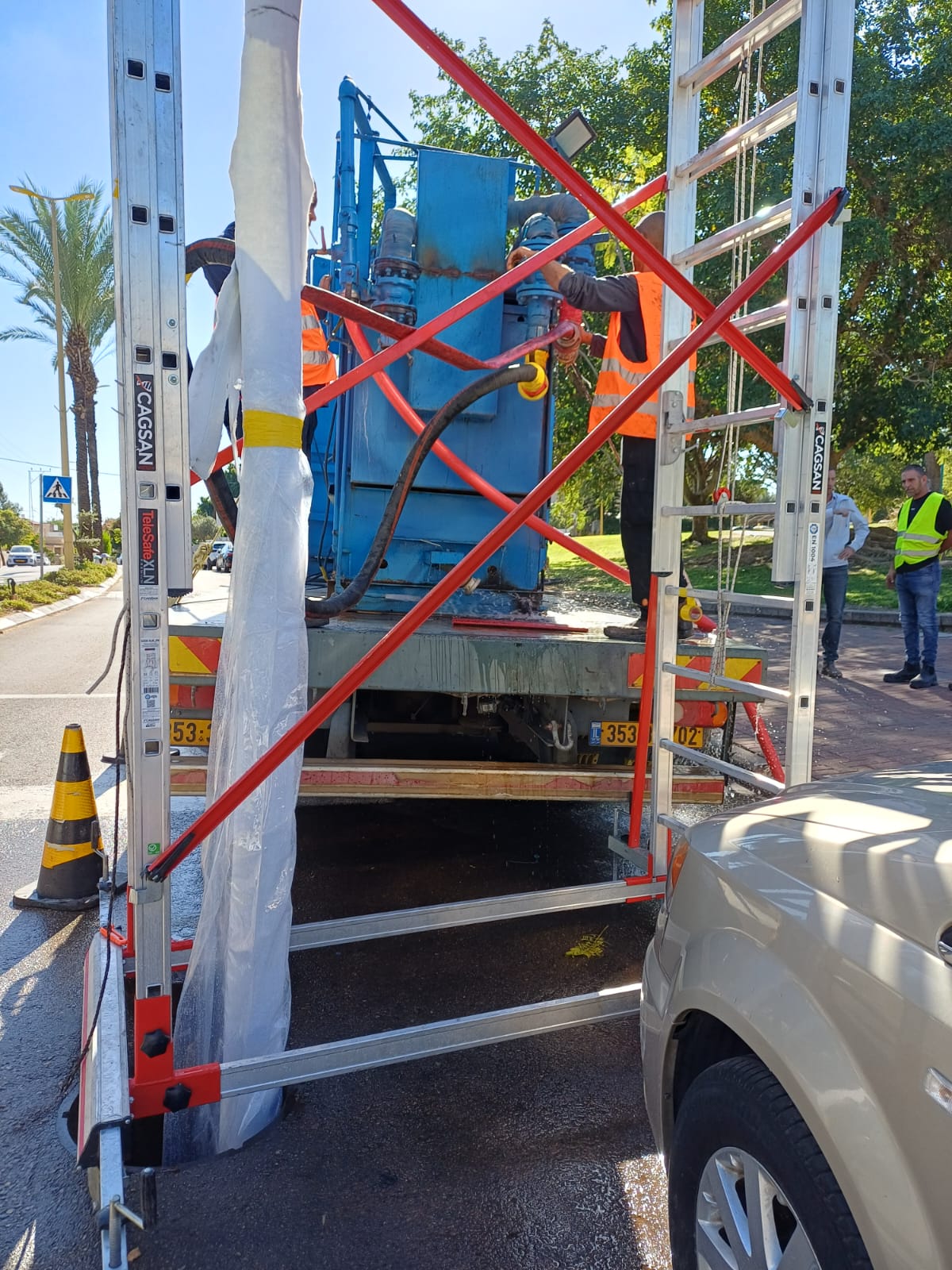 פרוייקט שרוול ברחוב הנגב