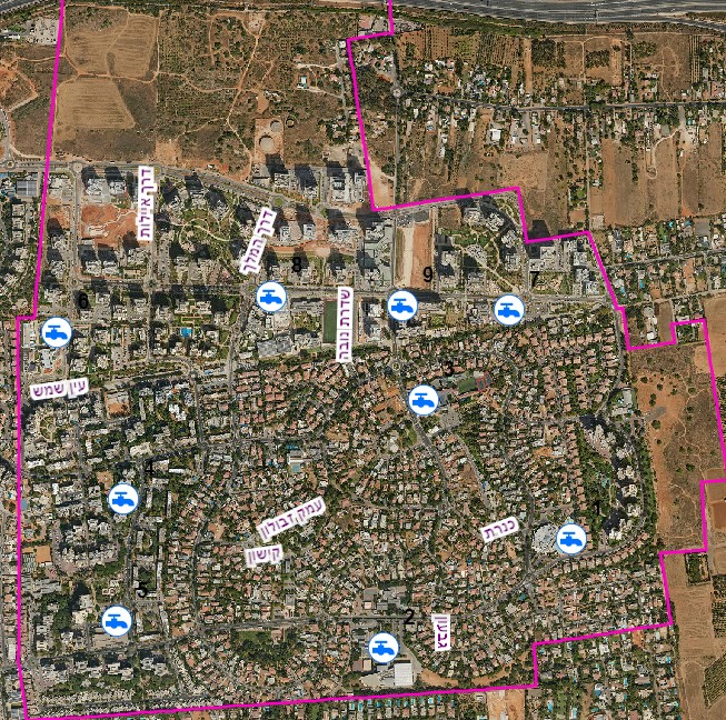 מפת תחנות חלוקה 2024